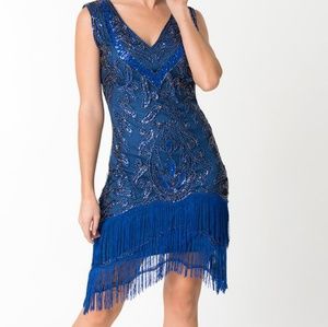 Unique Vintage 1920s Flapper Dress